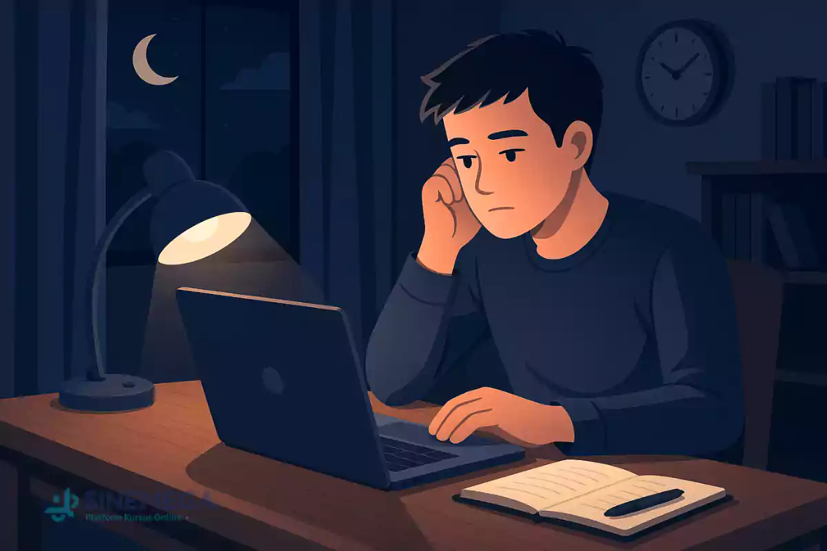 konsistensi belajar online