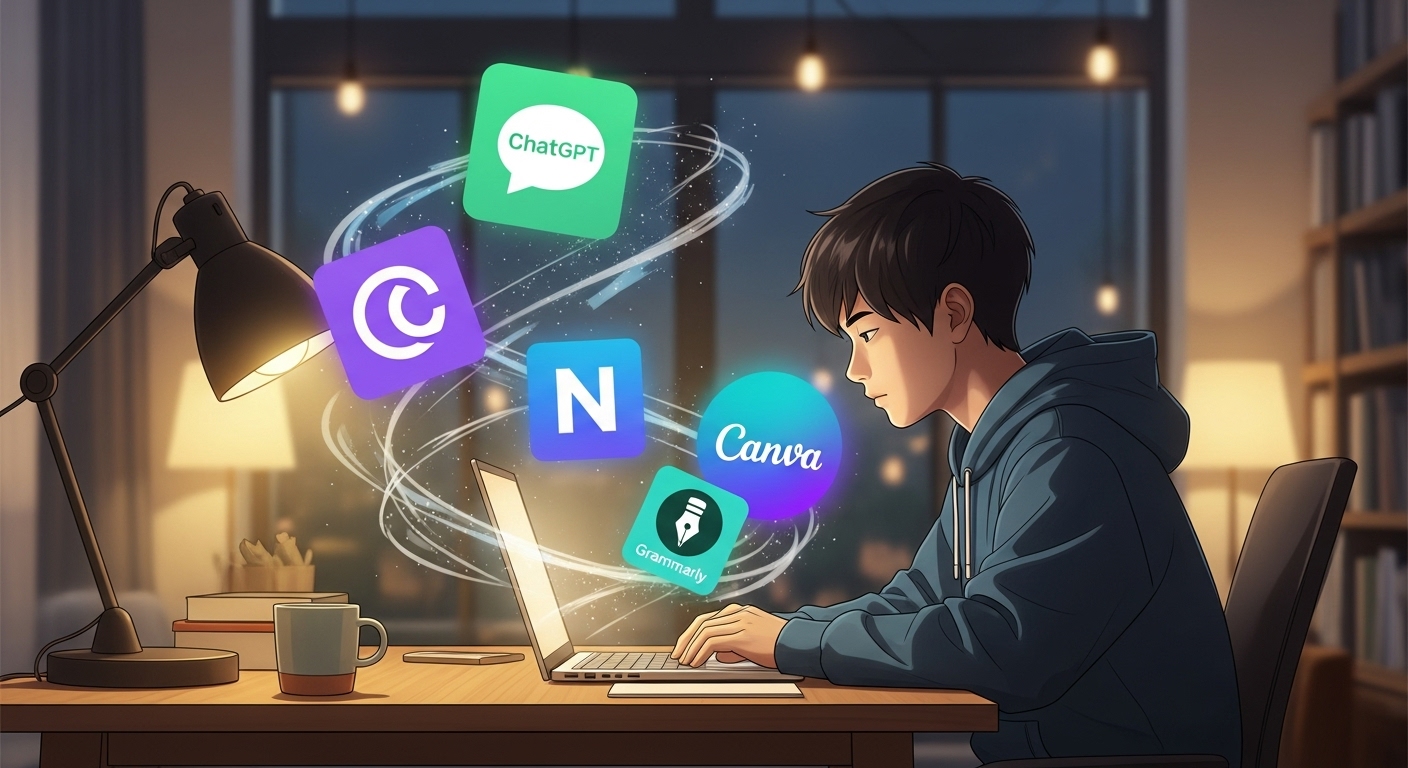 Cara Menggunakan AI buat Produktivitas Harian: Dari Nulis Skripsi Sampai Bikin Konten