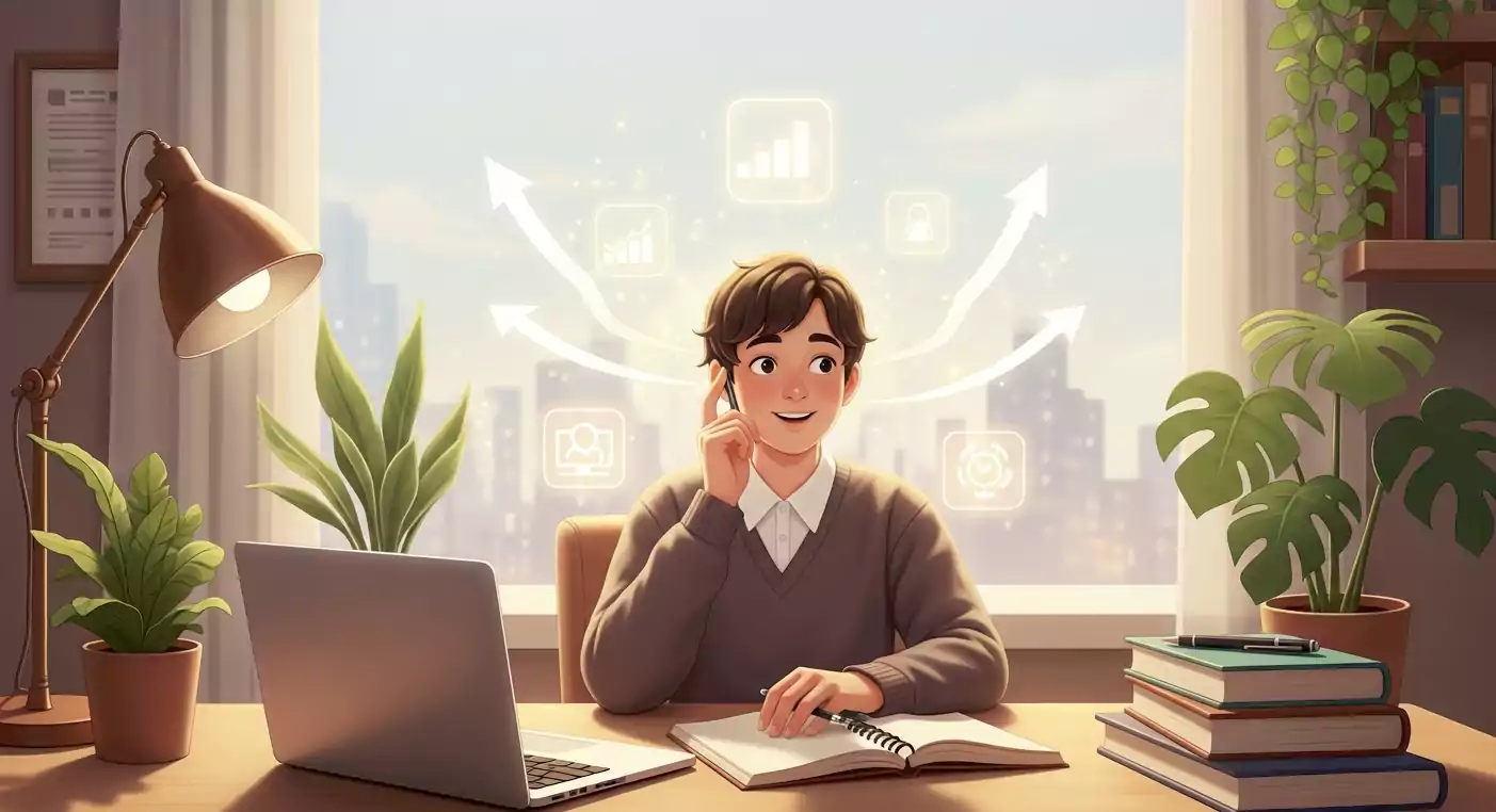 ilustrasi mengembangkan skill dan karier yang stagnan